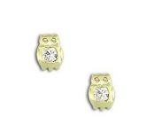 Brinco Coruja com Strass (BS2199)