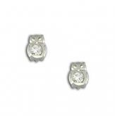 Brinco Coruja com Strass (BS2199 P)